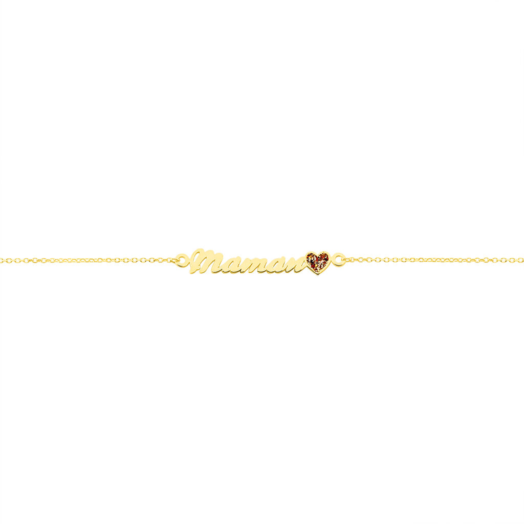 Bracelet Jenna Or Jaune - Bracelets Coeur Femme | Histoire d’Or