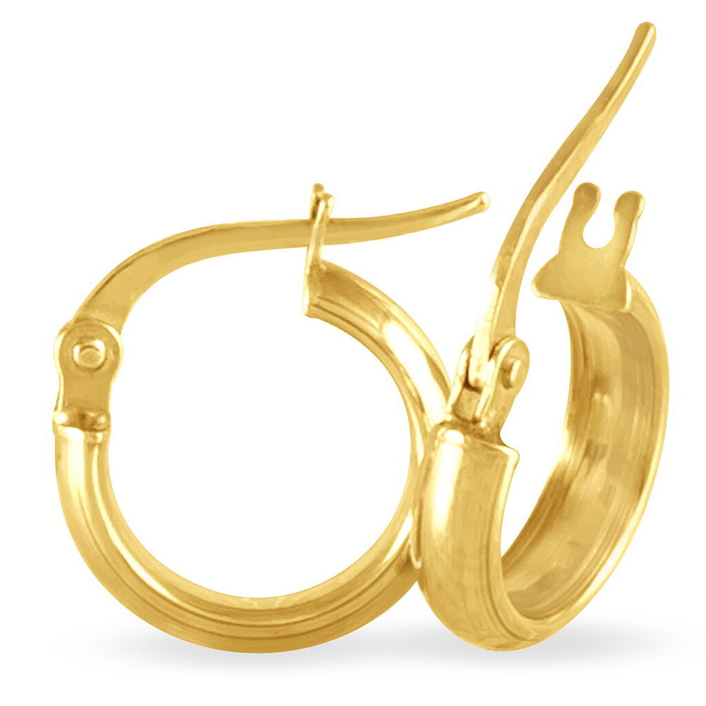 Créoles Shalana Or Jaune - Boucles d'oreilles créoles Femme | Histoire d’Or