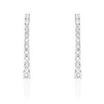 Boucles D'oreilles Puces Riviera Or Blanc Diamant - Boucles d'oreilles pendantes Femme | Histoire d&rsquo;Or