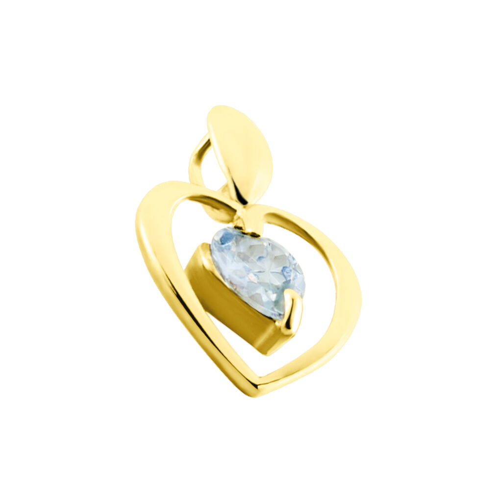 Pendentif Or Jaune Gurvan Topaze - Pendentifs Femme | Histoire d’Or