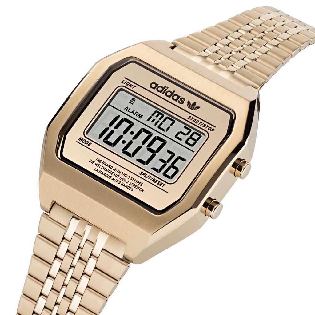 Montre Adidas Digital Two Doré - Montres Famille | Histoire d’Or