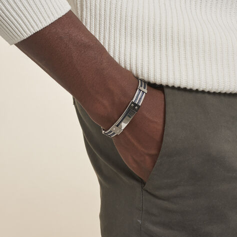 Bracelet Jourdan Herens Acier Blanc - Bracelets Homme | Histoire d’Or