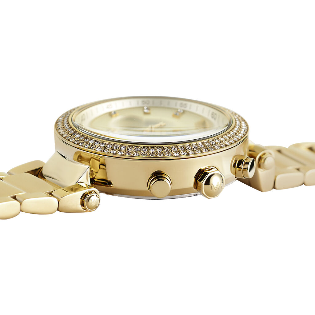 Montre Michael Kors Parker Chrono Champagne - Montres Femme | Histoire d’Or