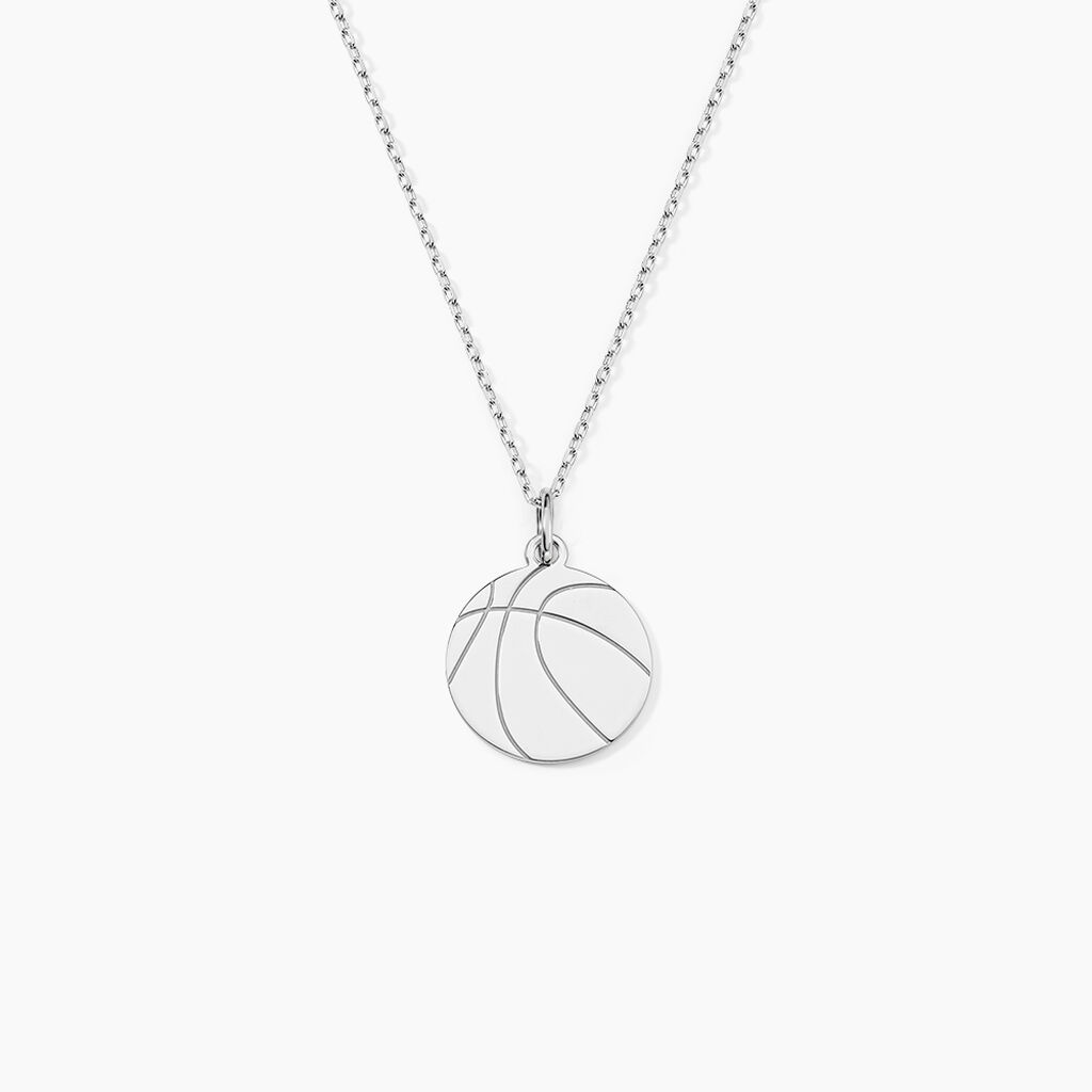 Pendentif Elyas Argent Blanc - Pendentifs Homme | Histoire d&rsquo;Or