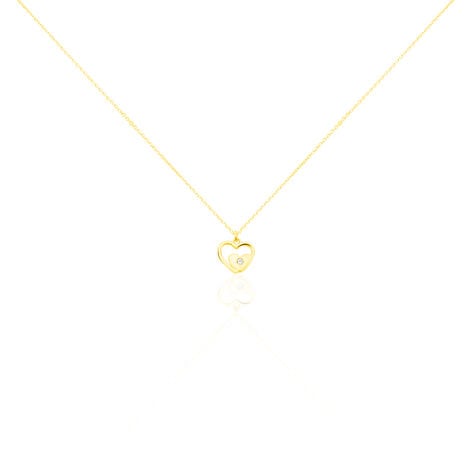 Collier Terentille Coeur Or Jaune Oxyde De Zirconium - Colliers Enfant | Histoire d’Or