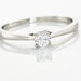 Bague Solitaire Victoria Platine Blanc Diamant - Bagues solitaires Femme | Histoire d’Or