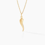 Pendentif Felicette Corne Abondance Or Jaune - Pendentifs Unisex | Histoire d&rsquo;Or