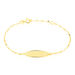 Bracelet Identité Eowyn Maille Fantaisie Or Jaune - Bracelets Communion Enfant | Histoire d’Or