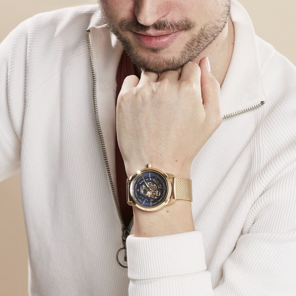 Montre Pierre Lannier Automatic Bleu - Montres Homme | Histoire d’Or