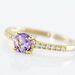 Bague Or Jaune Manon Améthyste - Bagues solitaires Femme | Histoire d’Or