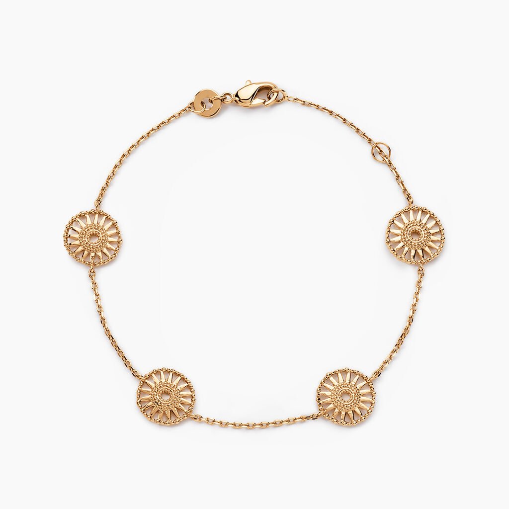 Bracelet Rosae Plaque Or Jaune - Bracelets Femme | Histoire d’Or
