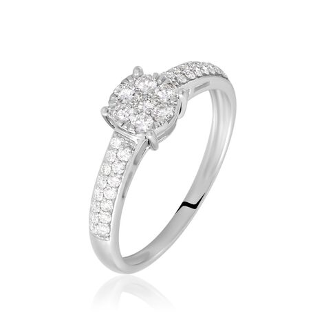 Bague Julia Platine Blanc Diamant - Bijoux Femme | Histoire d&rsquo;Or