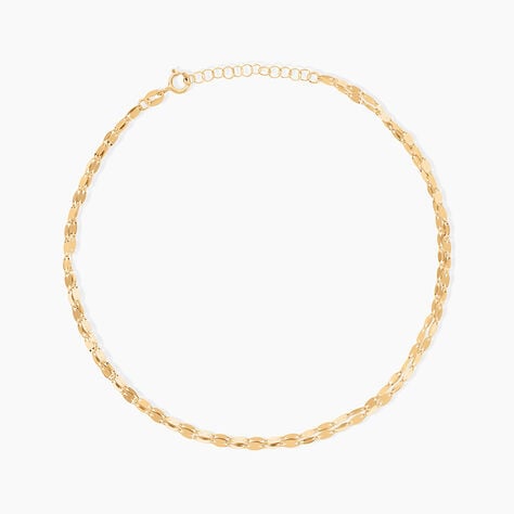 Cha&icirc;ne De Cheville Zaig Or Jaune - Cha&icirc;nes de cheville Femme | Histoire d&rsquo;Or