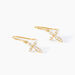 Boucles D'oreilles Pendantes Chastity Or Jaune Oxyde De Zirconium - Boucles d'oreilles pendantes Femme | Histoire d’Or
