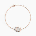 Bracelet Or Rose Tresha Diamants - Bracelets Femme | Histoire d&rsquo;Or