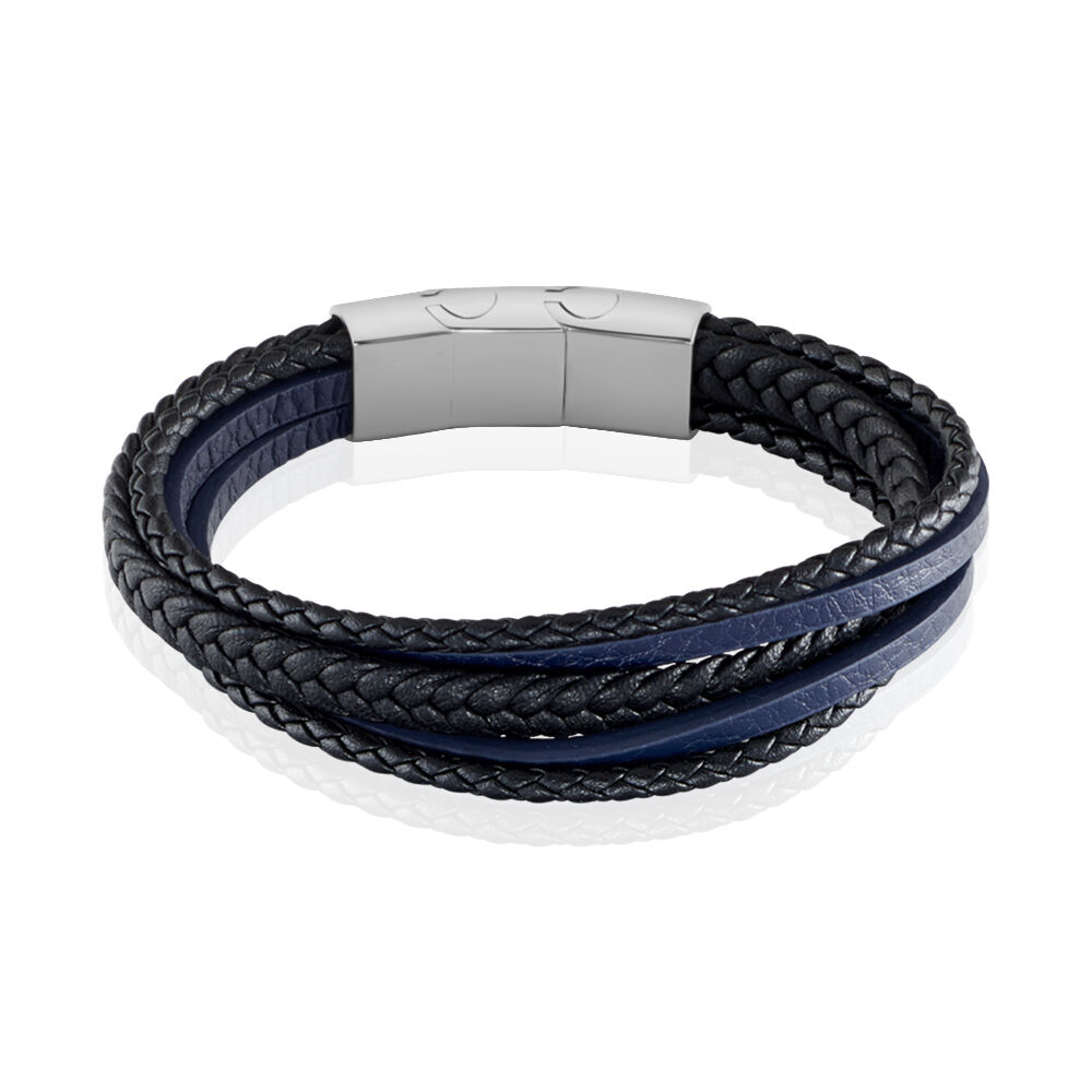 Bracelets fantaisie Jourdan Acier Sans pierre Blanc 21cm - MIBHBW08626 •  Histoire d'Or