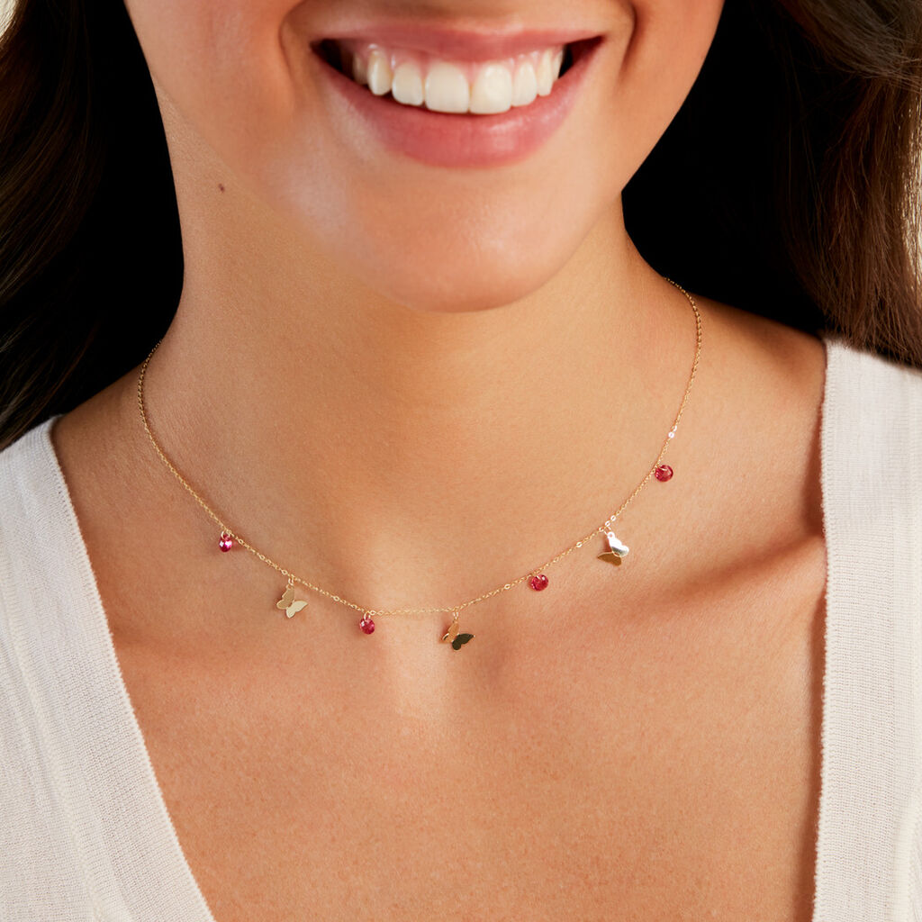 Collier Phyliss Or Jaune Oxyde De Zirconium - Colliers Enfant | Histoire d&rsquo;Or