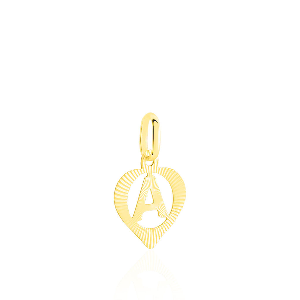 Pendentif Eudocie Coeur Lettre Or Jaune - Pendentifs Femme | Histoire d’Or