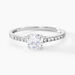 Bague Manon Or Blanc Oxyde De Zirconium - Bagues solitaires Femme | Histoire d’Or