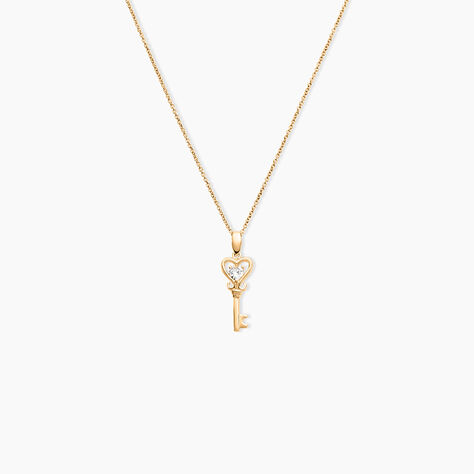 Collier Imman Plaque Or Oxyde - Colliers fantaisie Femme | Histoire d&rsquo;Or