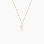 Collier Romance Or Jaune Oxyde De Zirconium - Colliers Femme | Histoire d&rsquo;Or