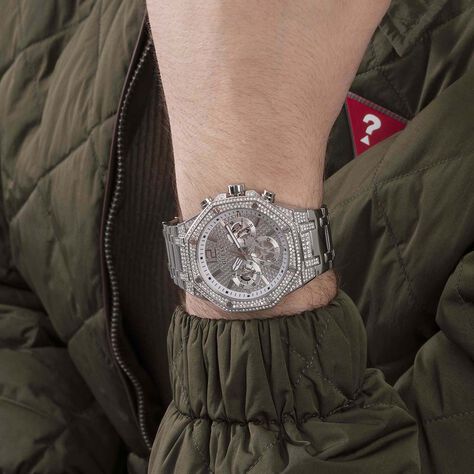 Montre Guess Momentum Argenté - Montres Homme | Histoire d’Or