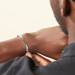 Bracelet Patrick Acier Blanc - Bracelets Homme | Histoire d&rsquo;Or