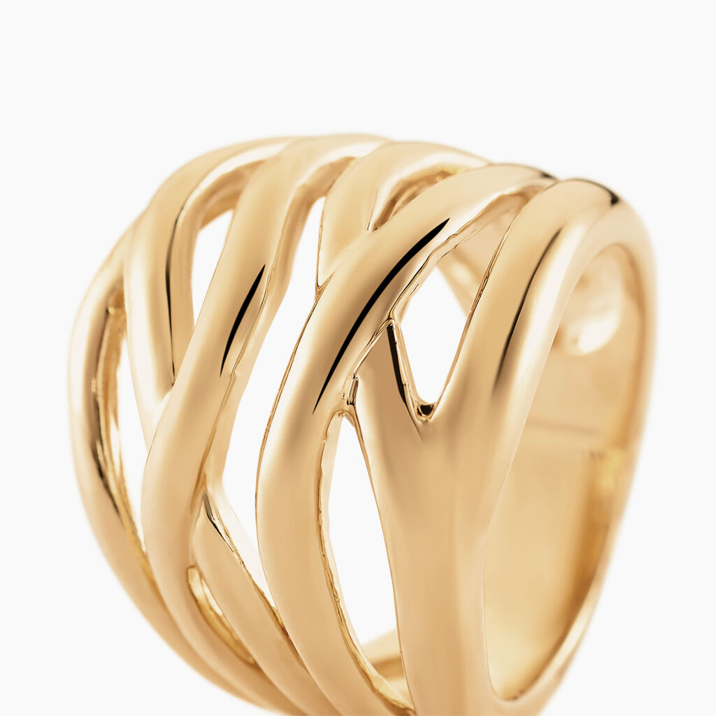 Bague Ariane Plaqué Or Jaune - Bagues Femme | Histoire d’Or