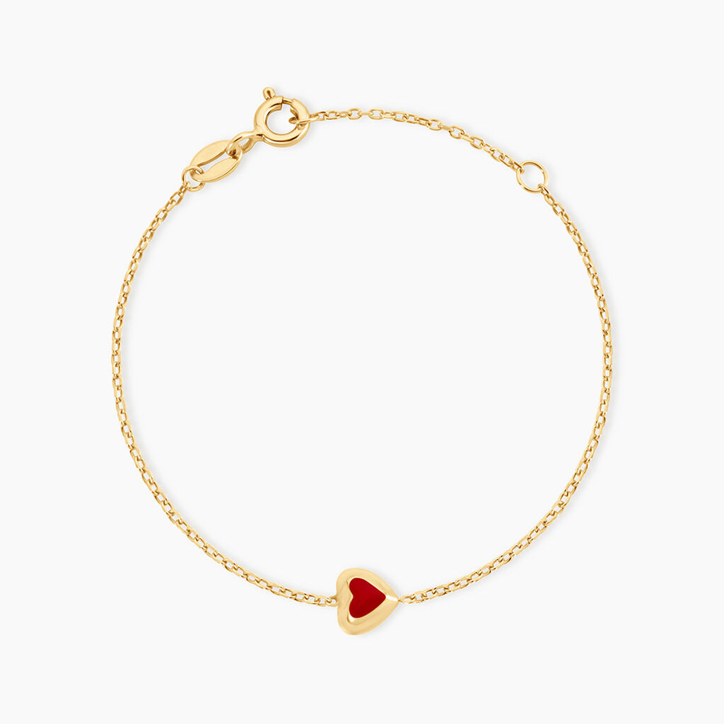 Bracelet Coralie Argent Dor&eacute; A L'Or 750/1000 - Bijoux sans pierre Enfant | Histoire d&rsquo;Or