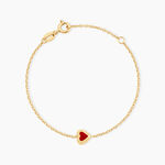 Bracelet Coralie Argent Dor&eacute; A L'Or 750/1000 - Bijoux sans pierre Enfant | Histoire d&rsquo;Or