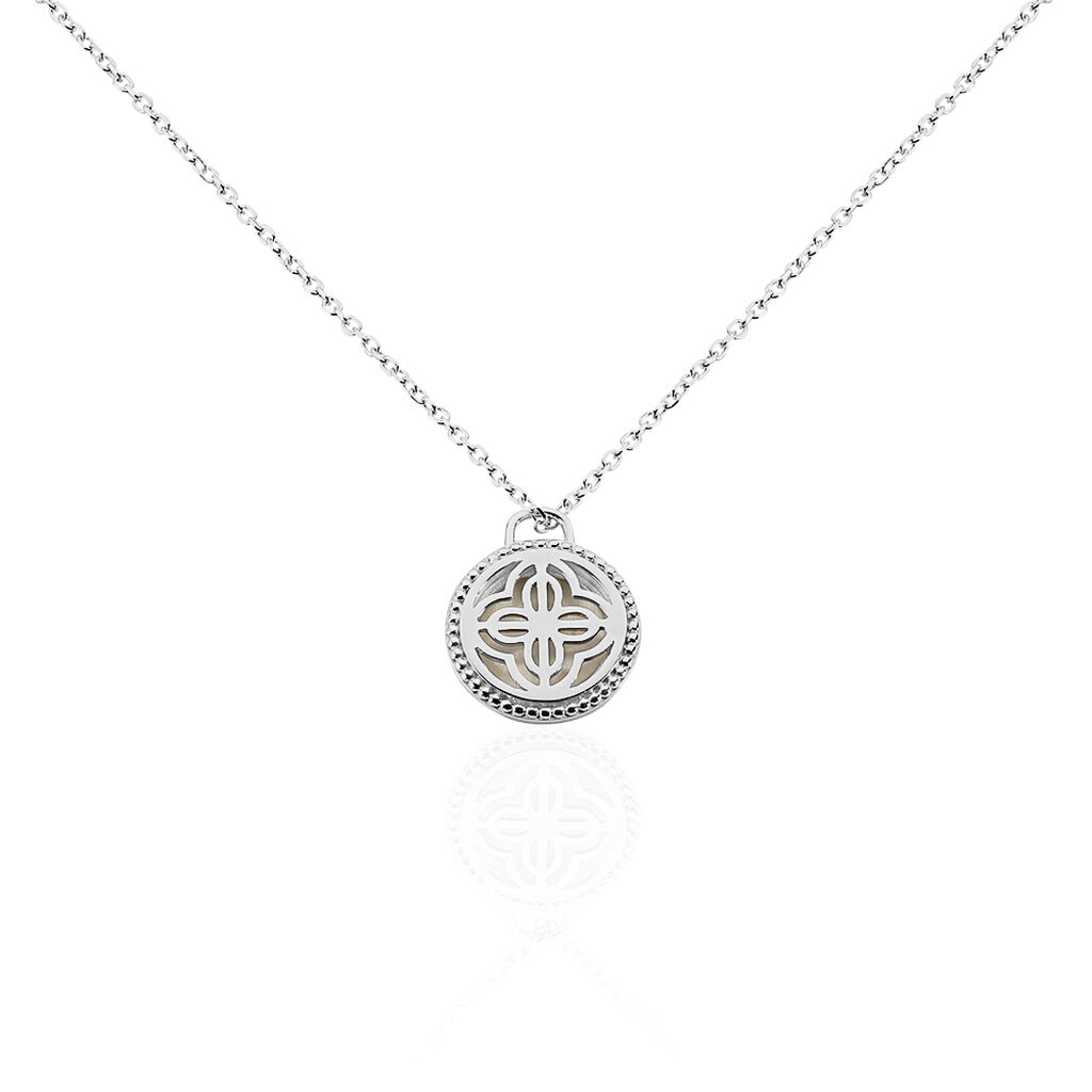 Collier Laetizia Celine Argent Blanc Nacre - Colliers fantaisie Femme | Histoire d’Or