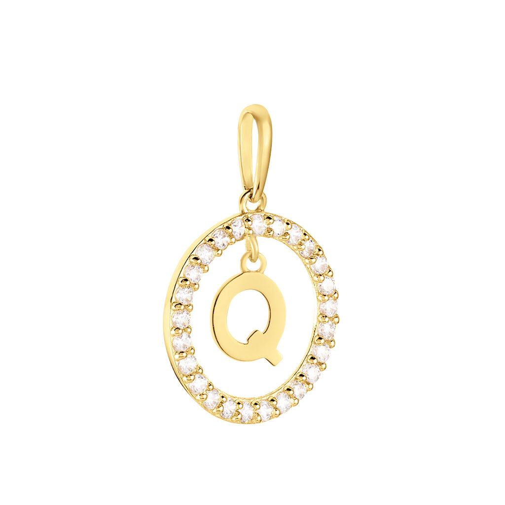 Pendentif Gabe Or Jaune Oxyde De Zirconium - Pendentifs Femme | Histoire d’Or