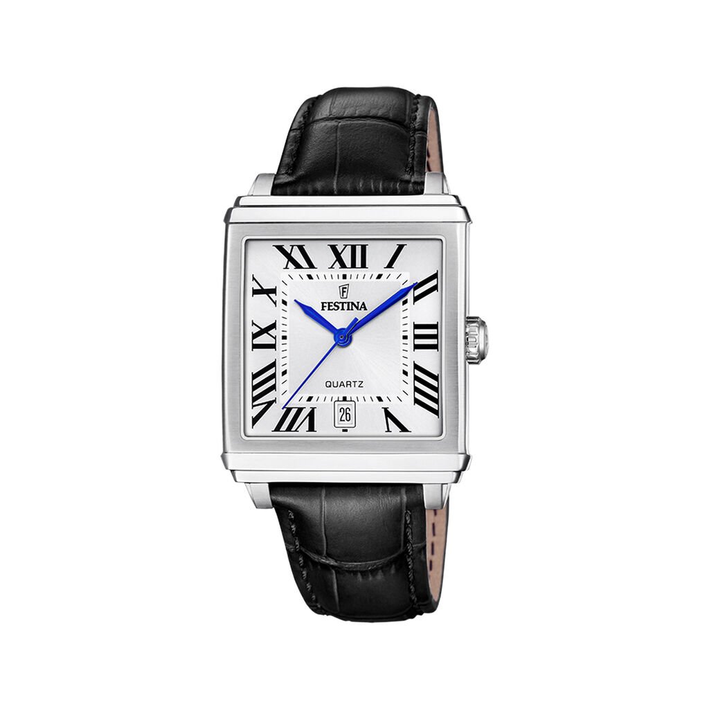 Montre Festina On The Square Blanc - Montres Homme | Histoire d’Or
