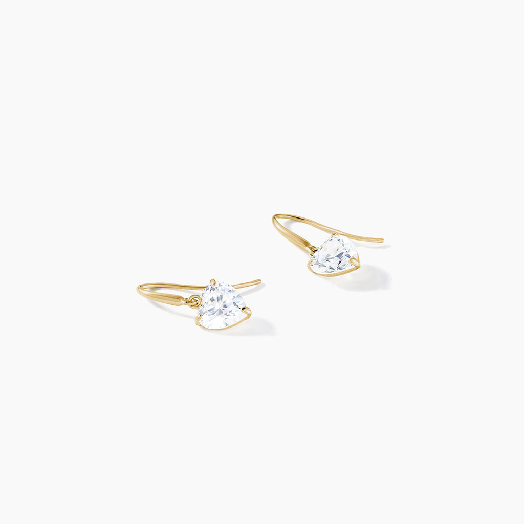 Boucles D'oreilles Djimmy Or Jaune Oxyde - Boucles d'oreilles pendantes Femme | Histoire d’Or