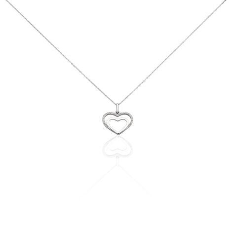Collier Gasparde Argent Blanc Oxyde De Zirconium - Colliers fantaisie Femme | Histoire d’Or
