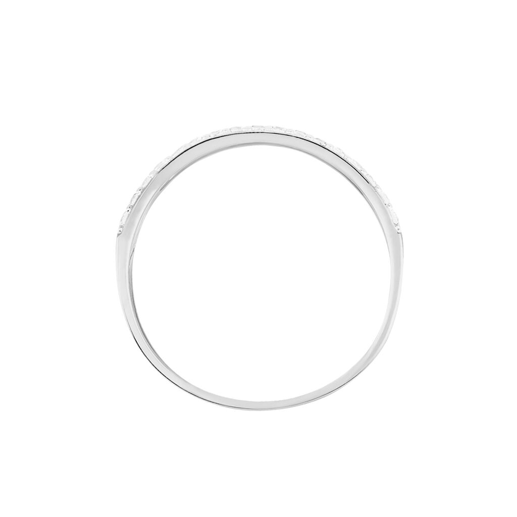 Bague Or Blanc Katiana Oxydes De Zirconium - Bagues avec pierre Femme | Histoire d’Or