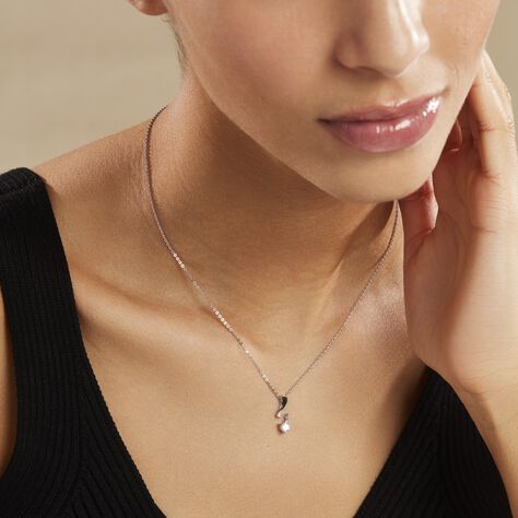 Collier Yedaz Argent Blanc Oxyde De Zirconium - Colliers fantaisie Femme | Histoire d’Or