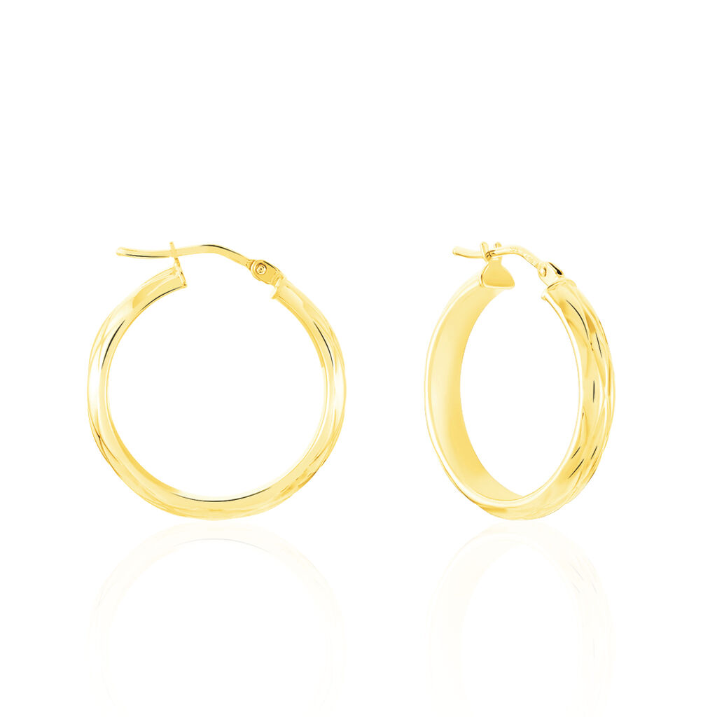 Cr&eacute;oles Antiope Or Jaune - Boucles d'oreilles cr&eacute;oles Femme | Histoire d&rsquo;Or
