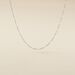 Collier Polka Argent Blanc - Ras de cou Femme | Histoire d’Or