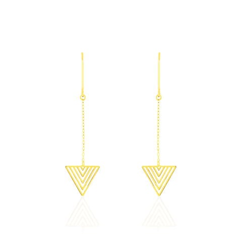 Boucles D'oreilles Pendantes Crezia Or Jaune - Boucles d'oreilles pendantes Femme | Histoire d’Or