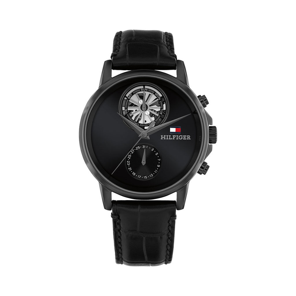 Montre Tommy Hilfiger Stewart Noir - Montres Homme | Histoire d&rsquo;Or