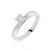 Bague Solitaire Loren Or Blanc Diamant - Bagues solitaires Femme | Histoire d’Or