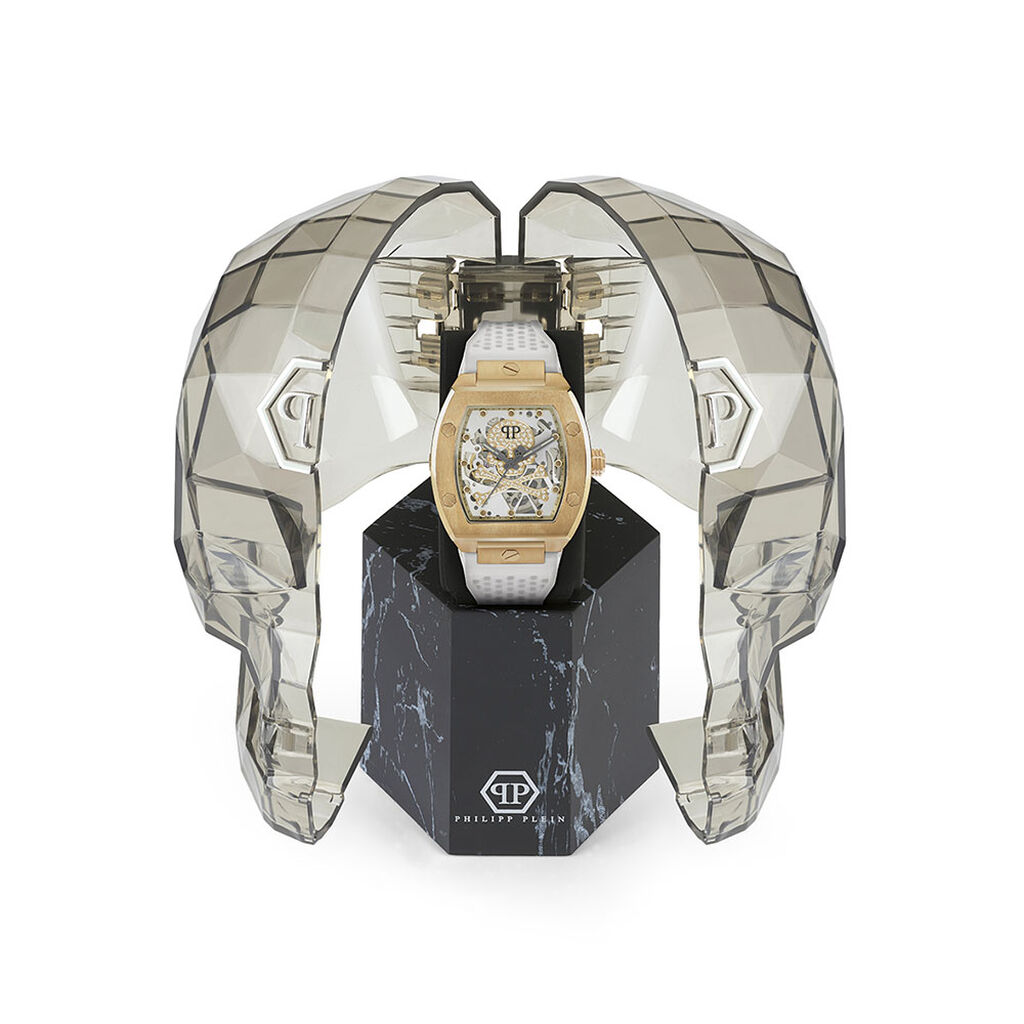 Montre Philipp Plein The Skeleton Bicolore - Id&eacute;es cadeaux Homme | Histoire d&rsquo;Or