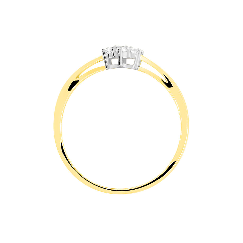 Bague Solitaire Cassiope Or Jaune Diamant - Bagues solitaires Femme | Histoire d’Or