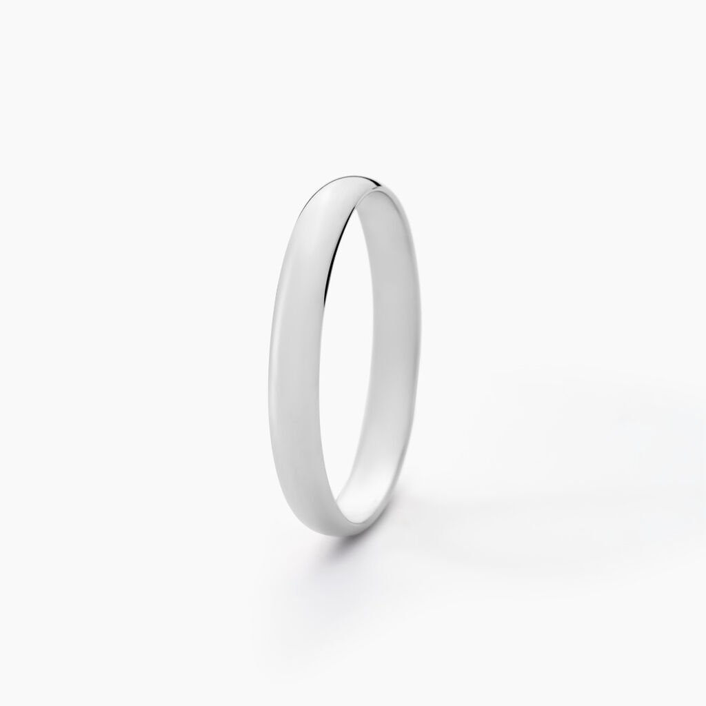 Alliance Meredithe Or Blanc - Alliances Unisex | Histoire d&rsquo;Or