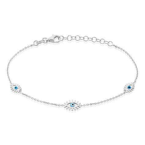 Bracelet Parad'eyes Argent Blanc - Bracelets Femme | Histoire d’Or