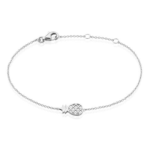 Bracelet Harold Argent Blanc Oxyde De Zirconium - Bracelets Femme | Histoire d’Or