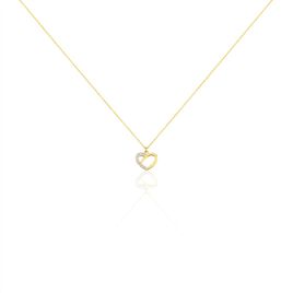 Collier Or Jaune Meckele - Colliers Coeur Femme | Histoire d’Or