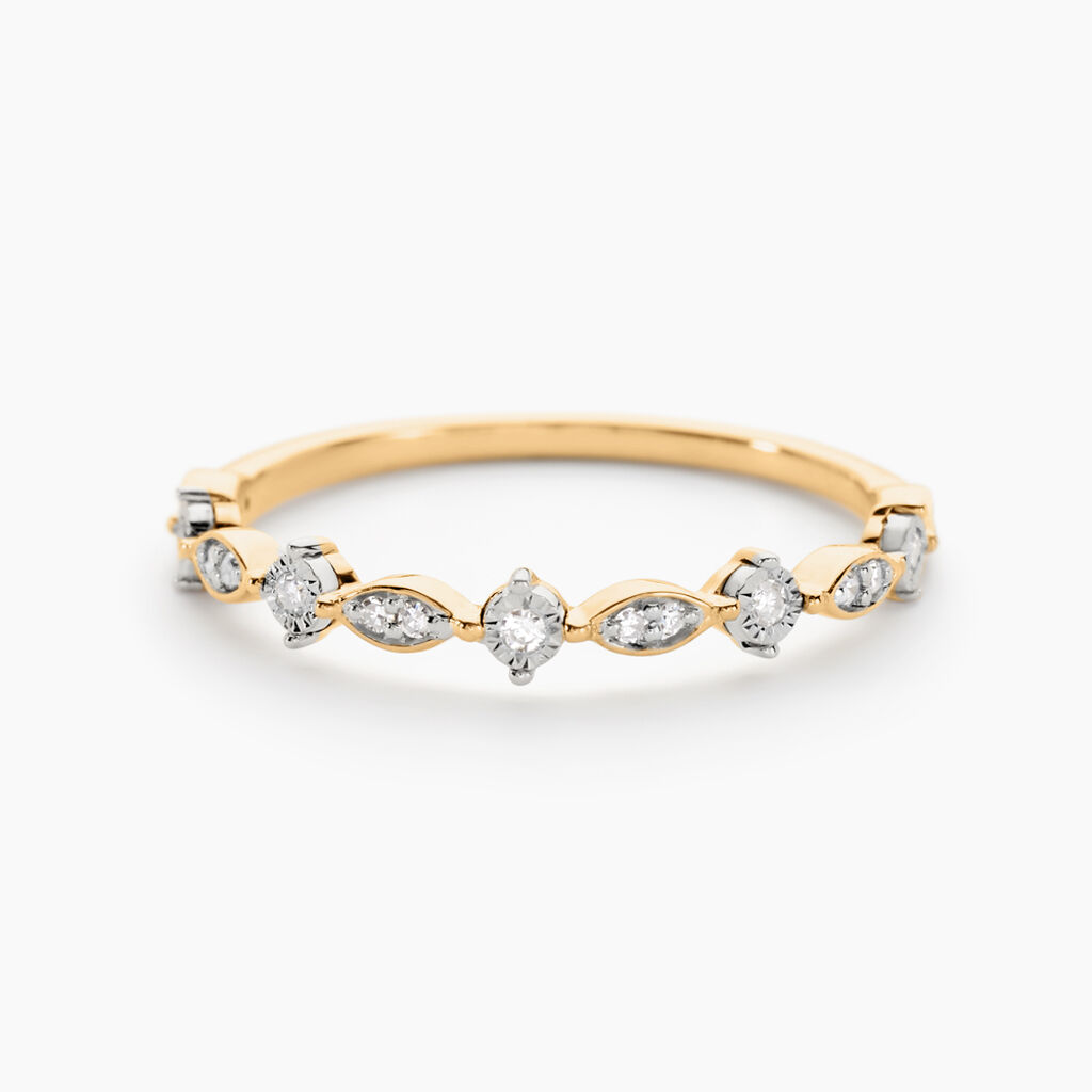 Alliance Gianpaolo Or Jaune Diamant - Alliances Femme | Histoire d’Or