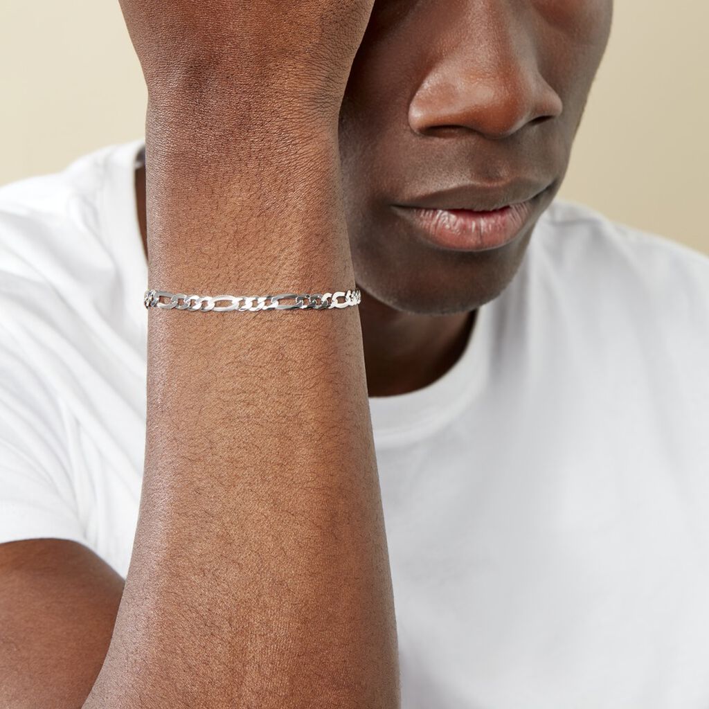 Bracelet Maille Argent Vivian - Bracelets chaîne Homme | Histoire d’Or